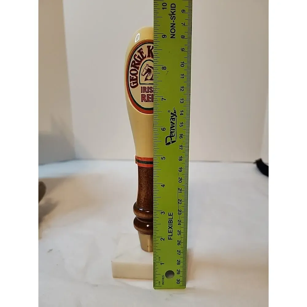 Vintage GEORGE KILLIANS IRISH RED BEER TAP HANDLE BAR MAN-CAVE DECOR 9